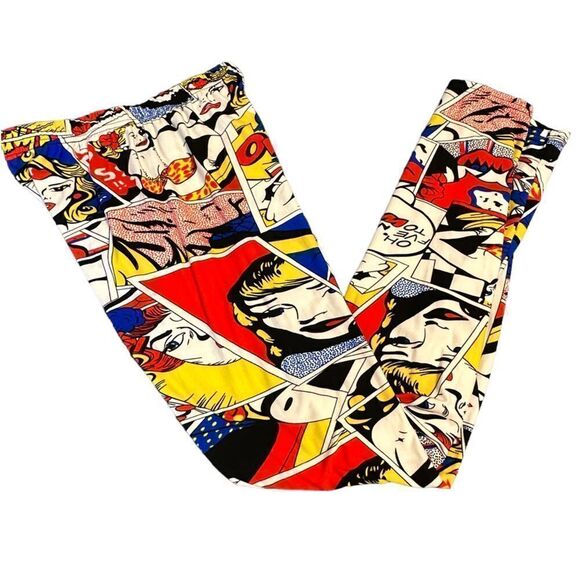 Cartoon Comic Retro Wonder Woman Super hero Leggings size XS - Picture 2 of 7